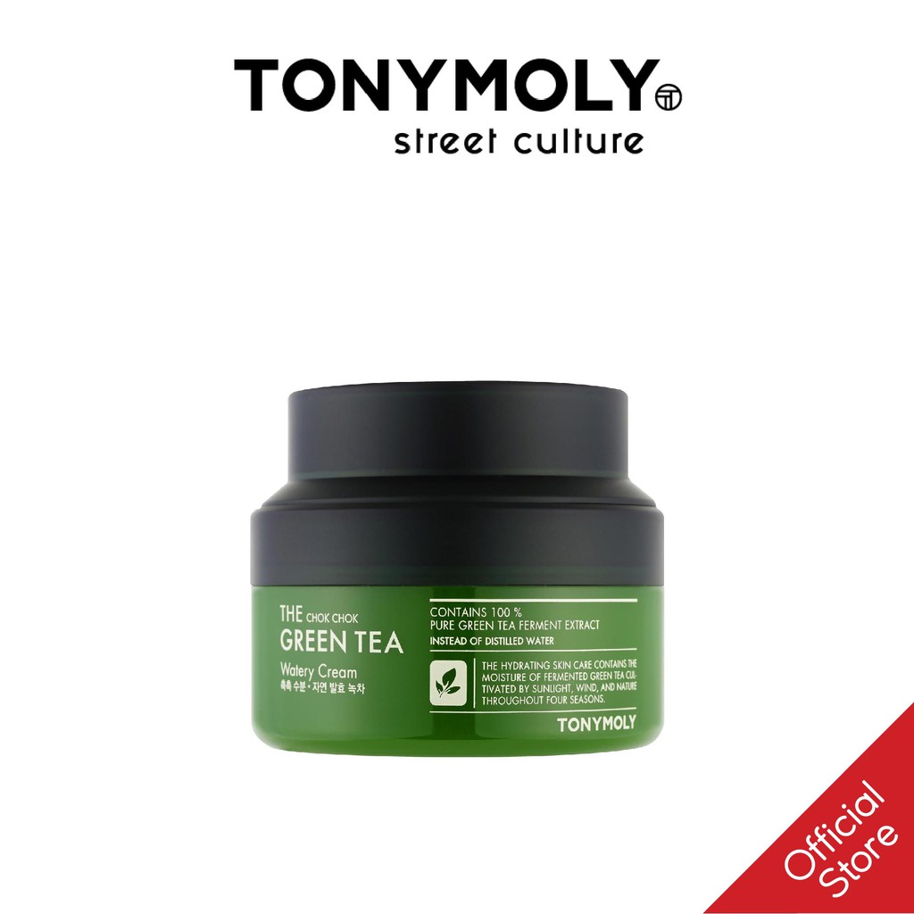 Kem Dưỡng Da Chiết Xuất Trà Xanh TONYMOLY The Chok Chok Green Tea Watery Cream 60ml