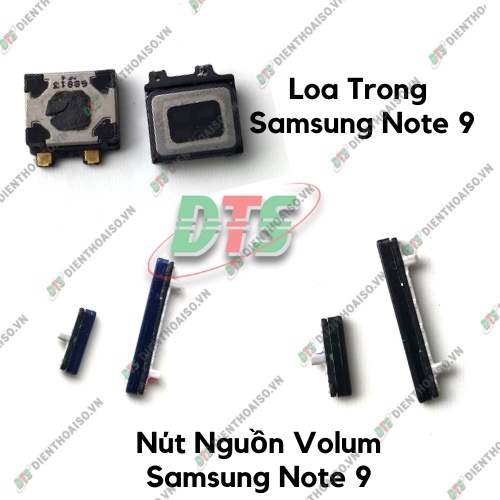 Linh kiện nút nguồn volum , loa ngoài , loa trong full bộ của Samsung Note 9