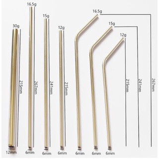 Ống hút inox 304 - combo đa dạng