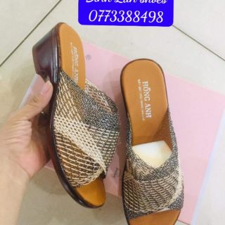 Dép lưới quai chéo tuổi trung niên cao 5 phân hàng Việt nam