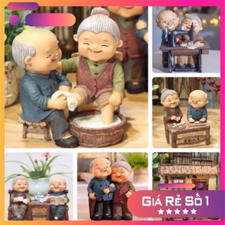 [GIÁ SẬP SÀN] [NHIỀU MẪU] Bộ sưu tập tượng ông bà lão 1