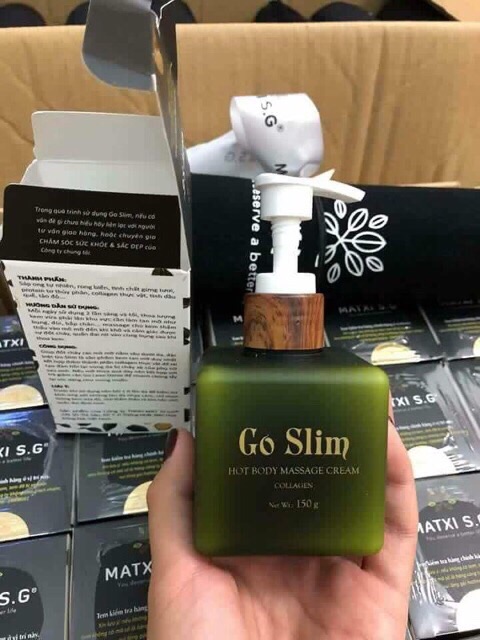 Kem tan mỡ Goslim kèm đai nịch bụng( bao check hàng chính hảng cty gởi td 8077) | BigBuy360 - bigbuy360.vn