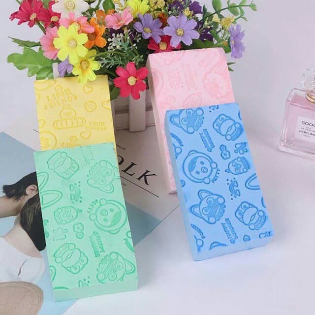 Bông Tắm Kì Ghét Tạo Bọt Biển, Tẩy Tế Bào Chết - Mút Tắm Kì Ghét Siêu Mềm Mại