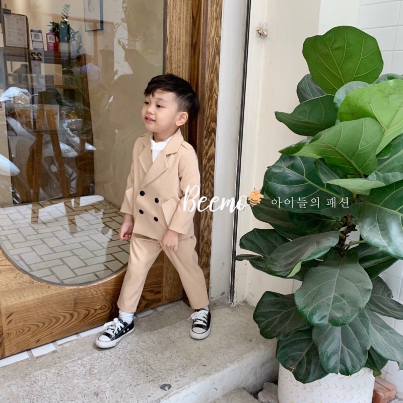 Set áo vest cho bé trai dự tiệc