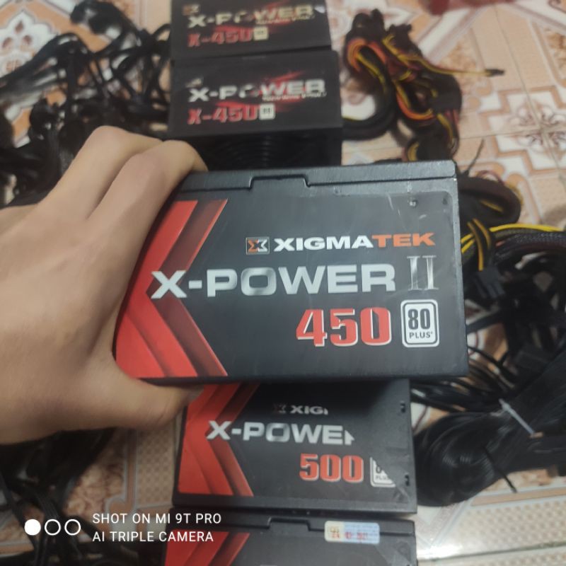 Nguồn máy tính xigmatek xpower II x450 w công suất thực