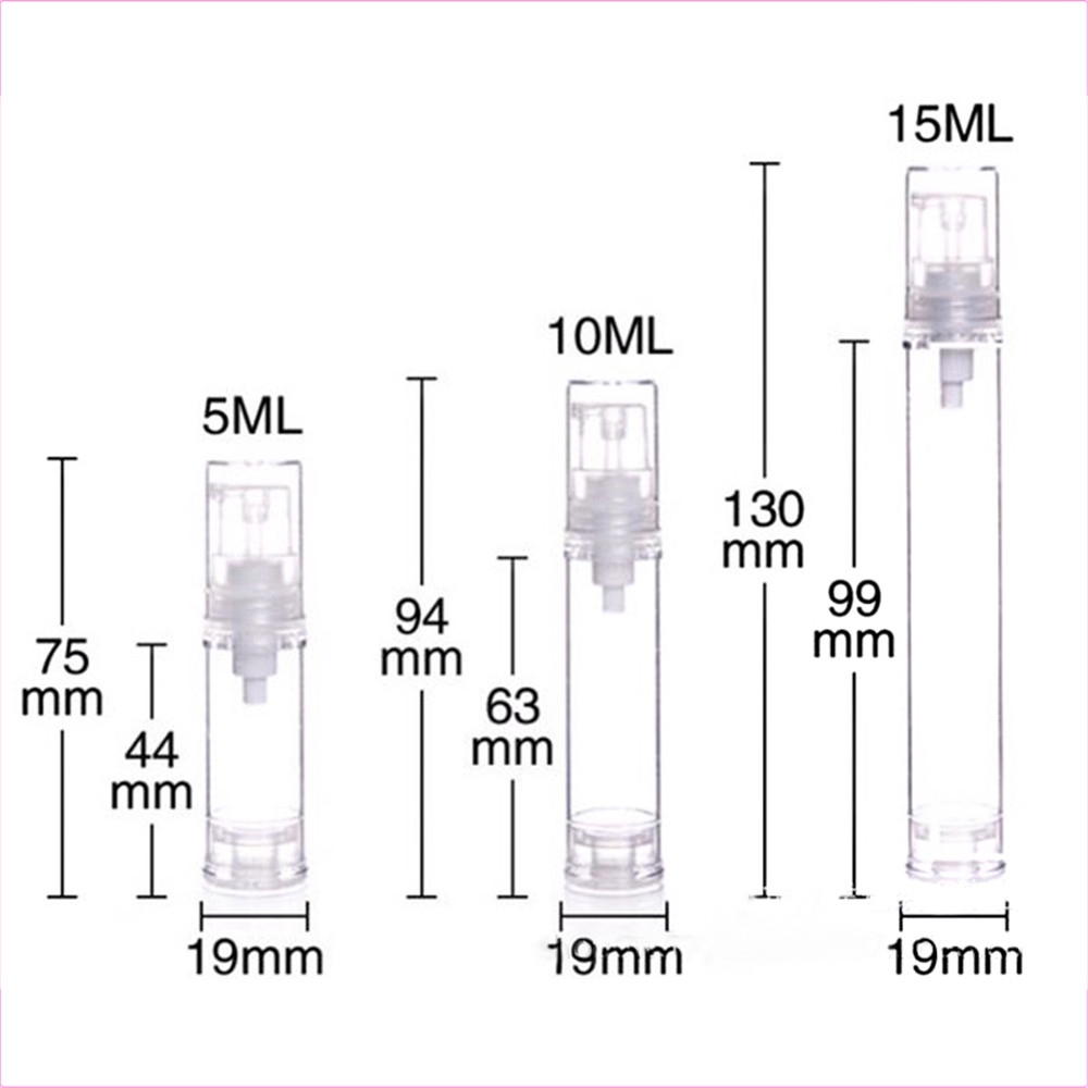 Chai rỗng chiết mỹ phẩm du lịch tiện dụng mini 5ml/10ml/15ml