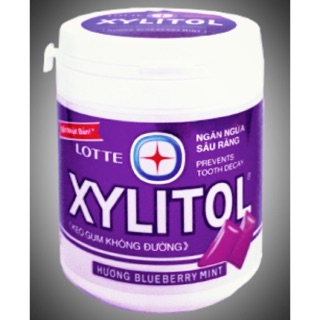 Kẹo xylitol hương blueberry hũ 145g