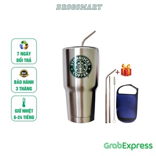 ( FREESHIP 99K ) Cốc giữ nhiệt 900ml STARBUCK thái lan Giữ lạnh 12 tiếng Giữ nóng 6 tiếng