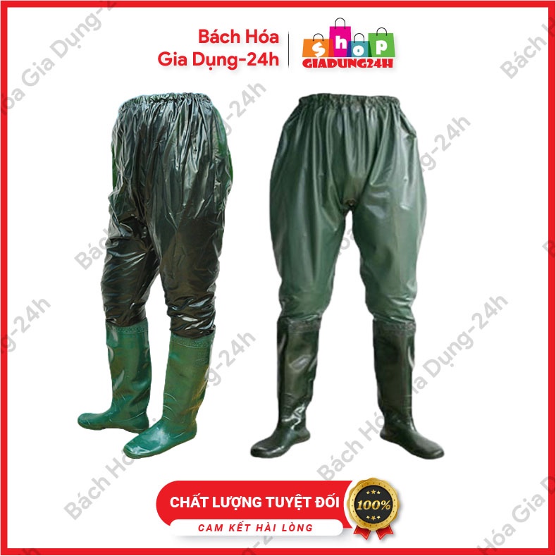 Ủng liền quần lội nước- Quần ủng lội nước giá rẻ- Quần ủng bảo hộ lao động đủ size