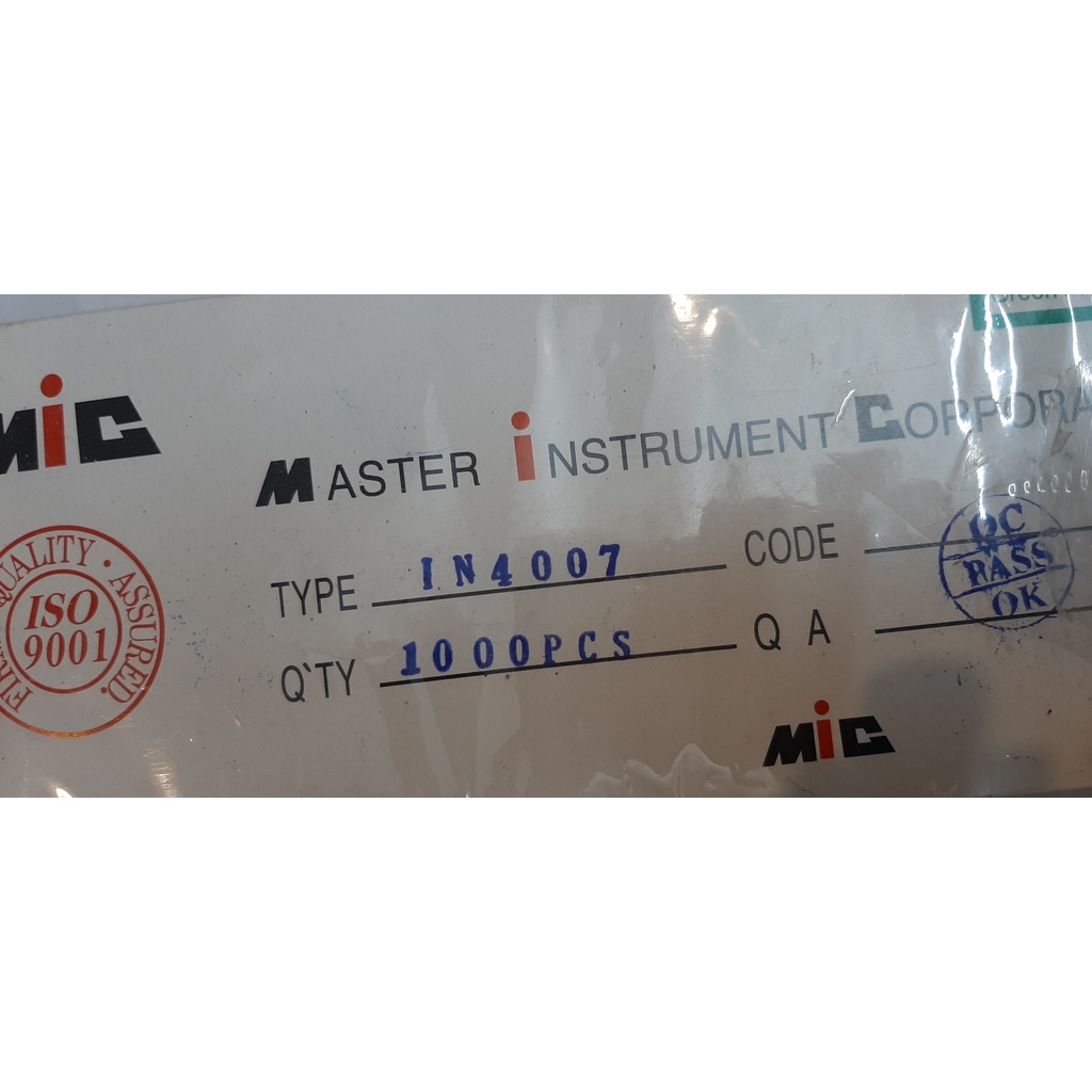 Linh kiện diode IN4007, diode 1N4007