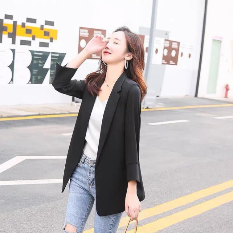 Áo  Blazer nữ, áo Vest nữ, Blazer hàn quốc hàng 1 lớp mỏng và bay dáng, thiết kế mặc mùa hè thu