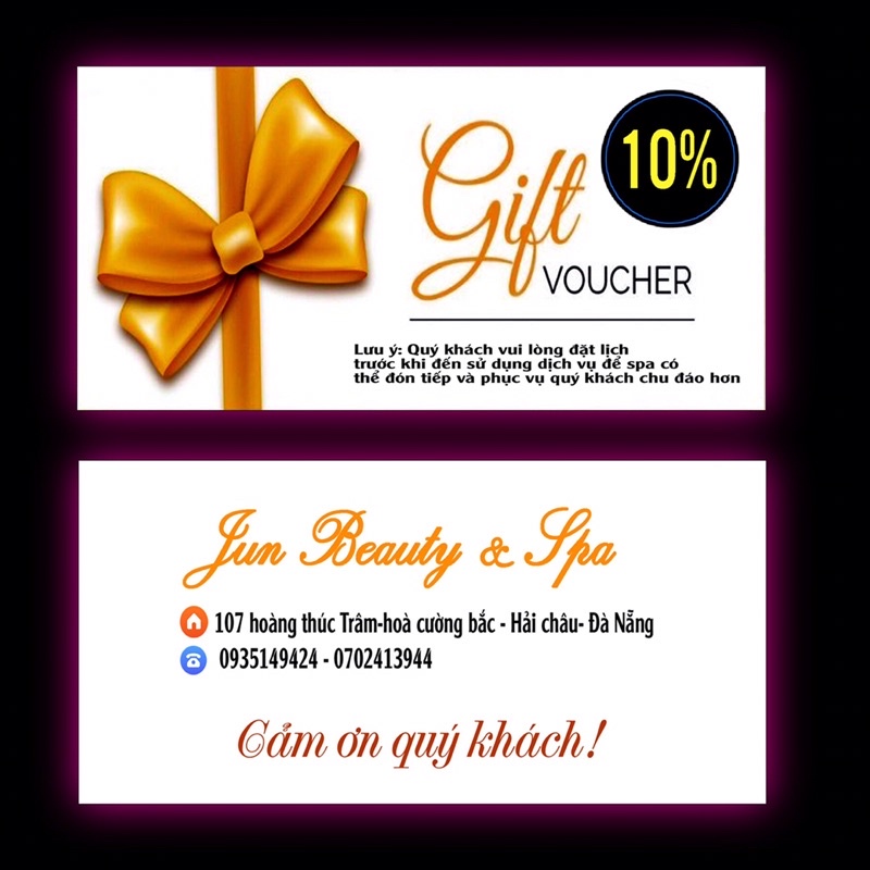 100 voucher , thẻ liệu trình, thẻ tích điem  MIỄN PHÍ THIẾT KẾ