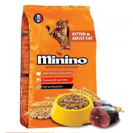 Hạt Minino 480gr cho mèo mọi giai đoạn tuổi Minino Kitten &amp; Adult 480gr