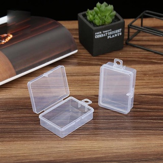 Hộp Nhựa Trong Suốt có nắp khóa, chất liệu nhựa PP,  Đựng sản phẩm, Trang Sức, Đồ Nail Đa Năng