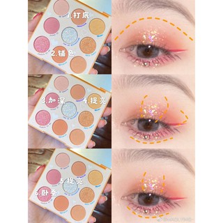 [Hàng chính hãng- bill US] Bảng mắt Colourpop 9 ô- fullbox