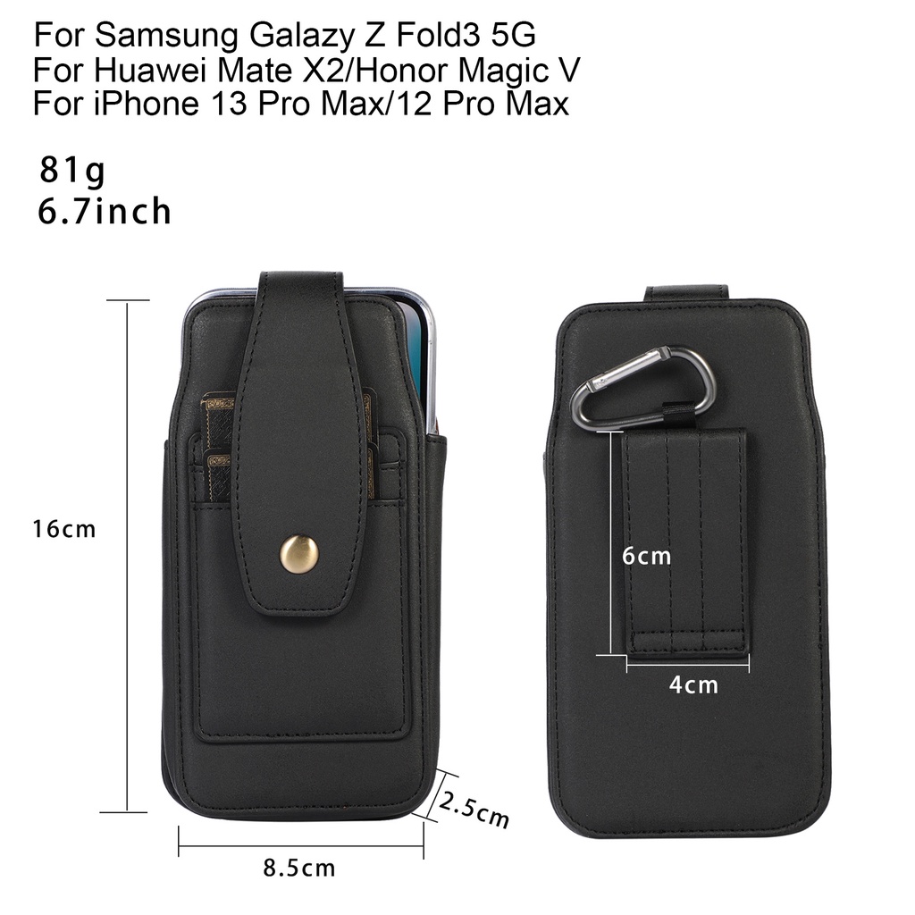 Túi Đeo Hông Đựng Điện Thoại Samsung Galxy Z Fold3 5G 13 Pro Max