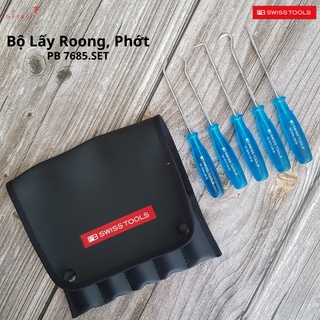 Bộ dụng cụ pick tools pb swiss tools 7685.set tháo lắp roong, phớt, vòng đệm động cơ, hộp số
