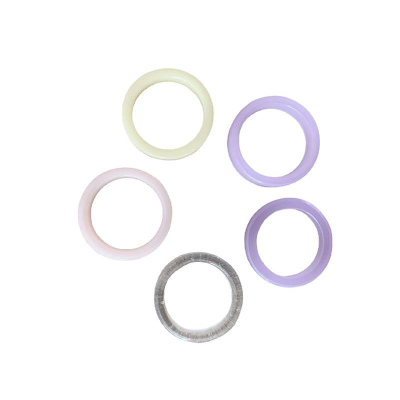 Nhẫn nhựa acrylic màu kẹo ngọt thời trang Hàn Quốc cho nữ