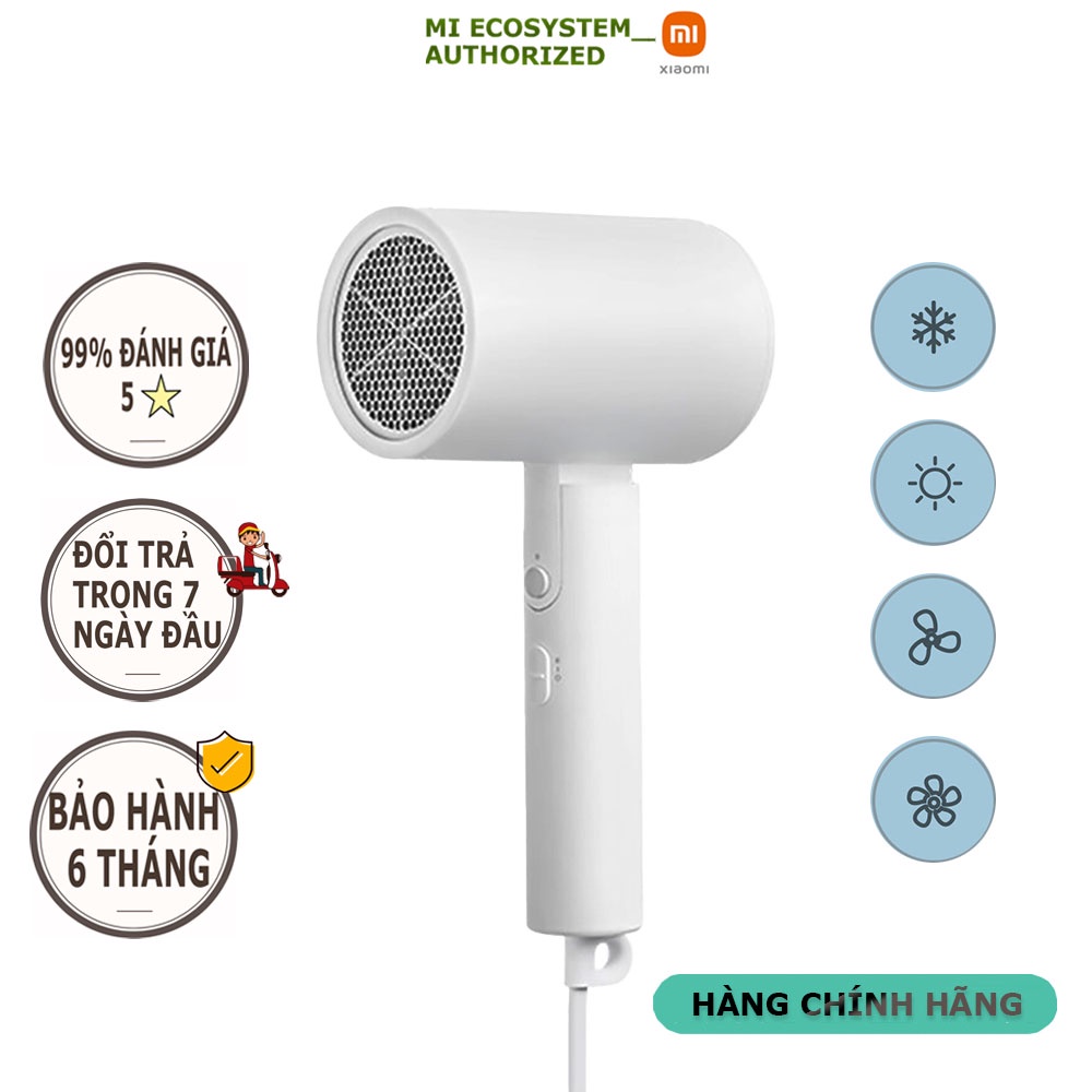 Máy sấy tóc bổ sung ion âm Xiaomi Mijia Simple H100/H101 2 chế độ, 1600W - Bảo hành 3 tháng - Shop Điện Máy Center