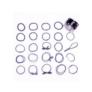 Sét 24 dây buộc tóc cao cấp xuất Nhật HD04 (Song An Eco)