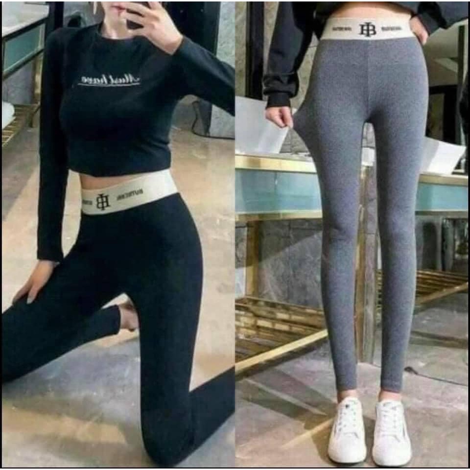 Quần Chữ B legging lót bông. lót nỉ  siêu cute