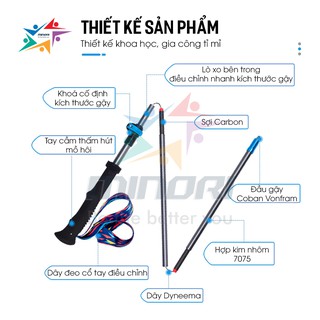 GẬY CARBON CHẠY TRAIL AONIJIE E4205