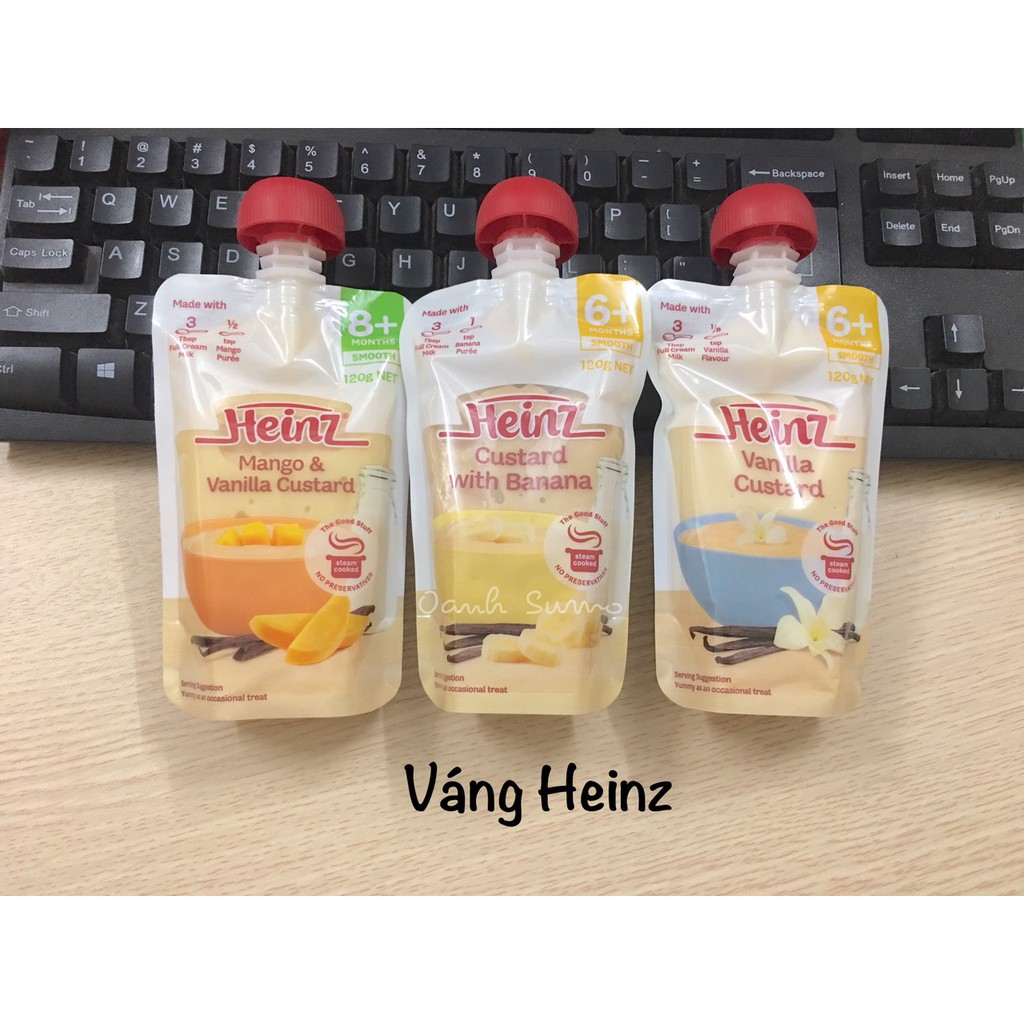 Váng hoa quả Heinz Úc (Date tháng 02-03/2023)
