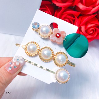Set 3 kẹp tóc cực sang phong cách Hoàng Gia K27