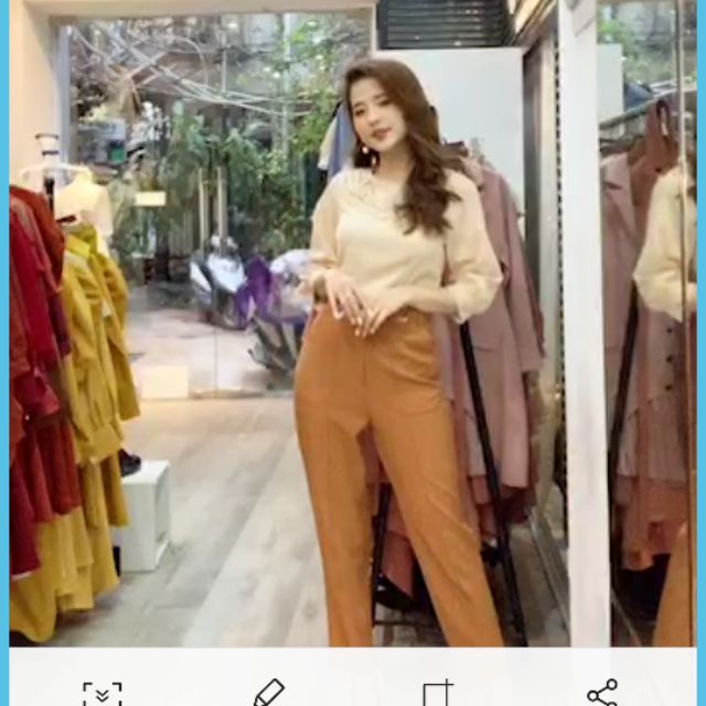 Quần oze xanh của cchat size L