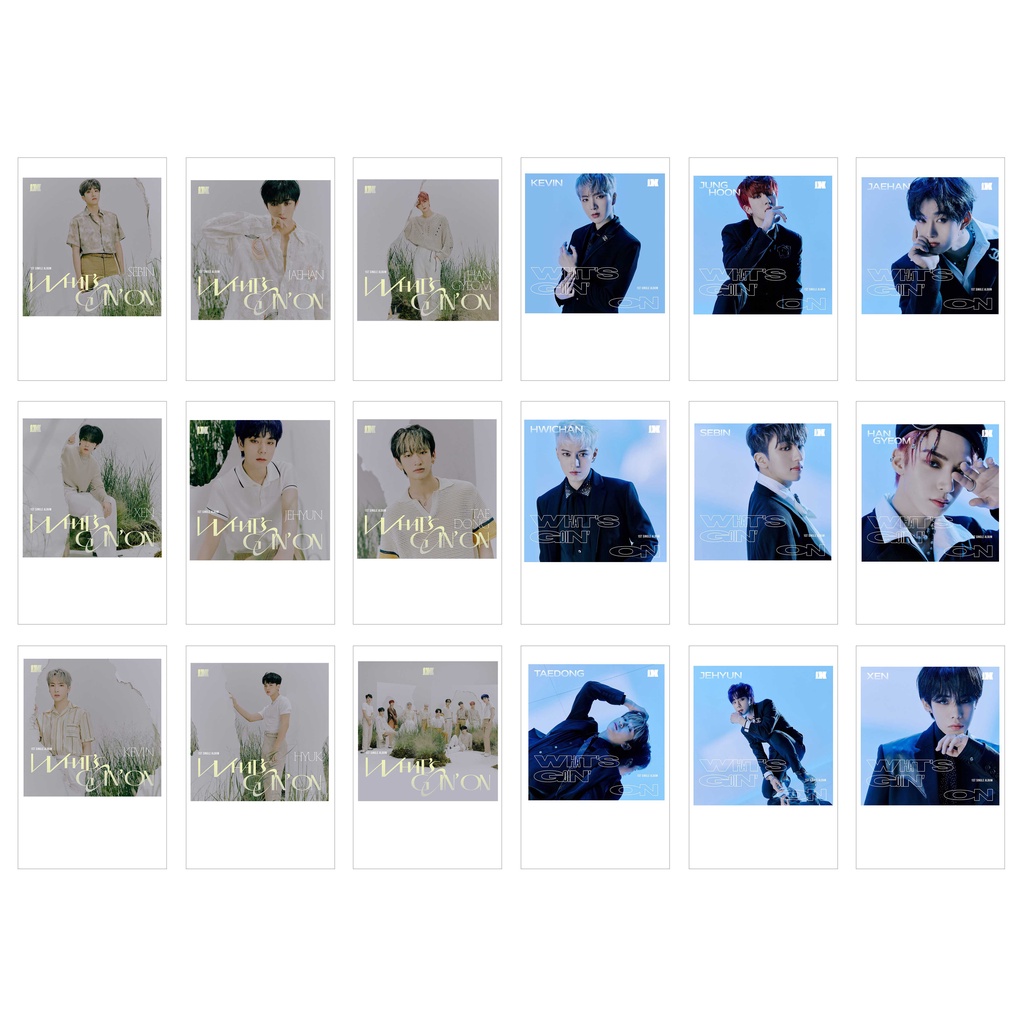 [Ép Lụa] Lomo Card 45 Ảnh OMEGAX - WHAT'S GOIN ON