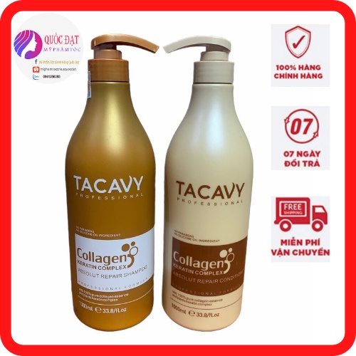 GỘI XẢ TACAVY chuẩn chính hãng 100% 1000ml x2