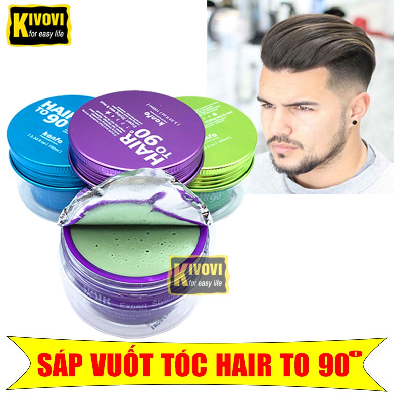 Sáp Vuốt Tóc Kanfa Hair to 90 - Wax Vuốt Tóc Nam / Giữ Nếp / Làm Tóc Vuốt  Dựng 90 Độ - Kivovi | Shopee Việt Nam
