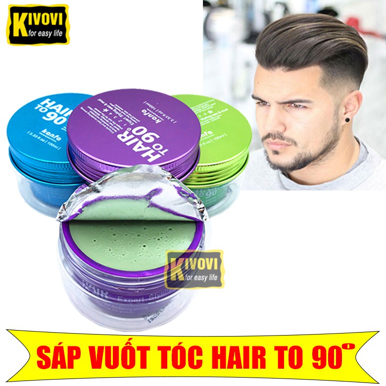 Sáp Vuốt Tóc Kanfa Hair to 90 - Wax Vuốt Tóc Nam / Giữ Nếp / Làm Tóc Vuốt Dựng 90 Độ - Kivovi