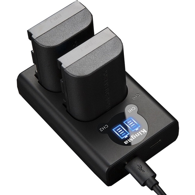 Bộ 2 Pin và Sạc Kingma LP-E6