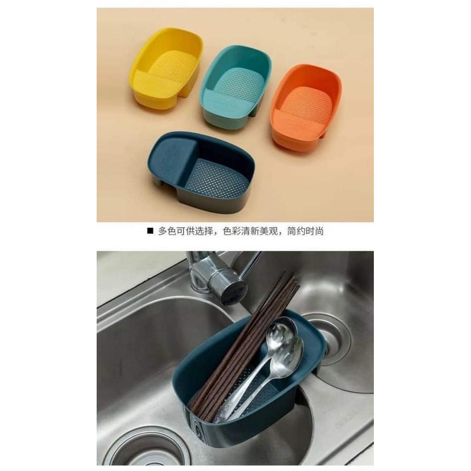 GIỎ TREO BỒN RỬA ĐA NĂNG, GIỎ LỌC RÁC KẸP BỒN RỬA BÁT TIỆN DỤNG