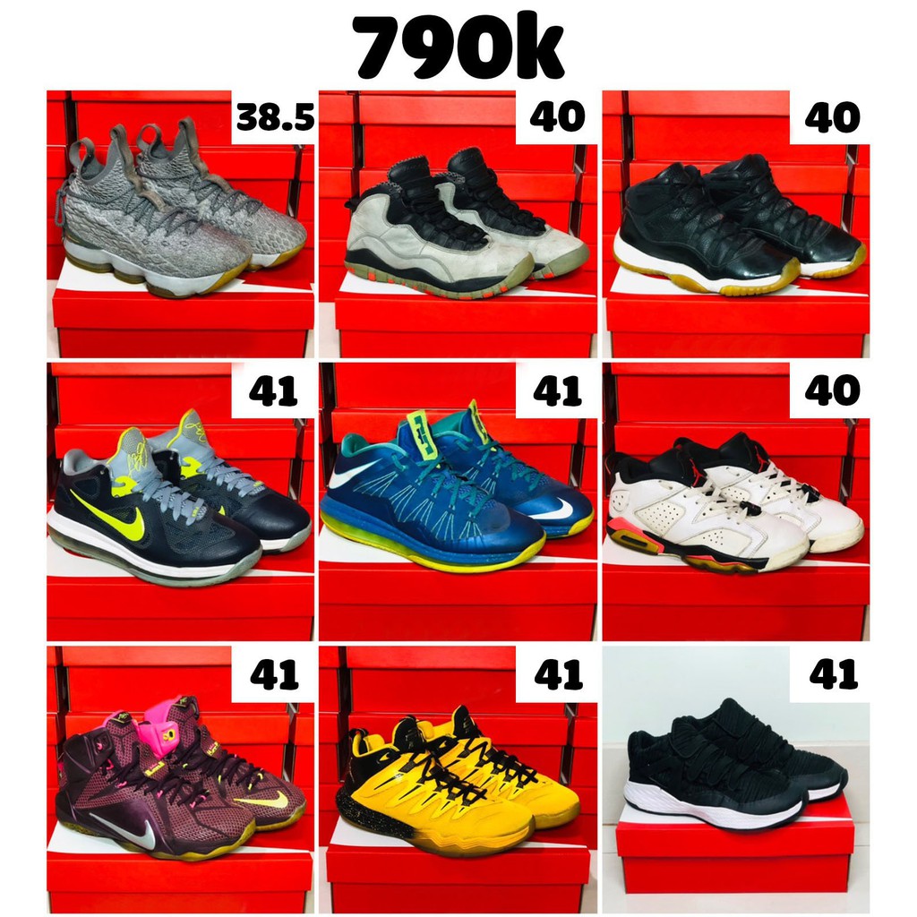 Giày Bóng Rổ Real 2Hand Giá Rẻ Đồng Giá 790k