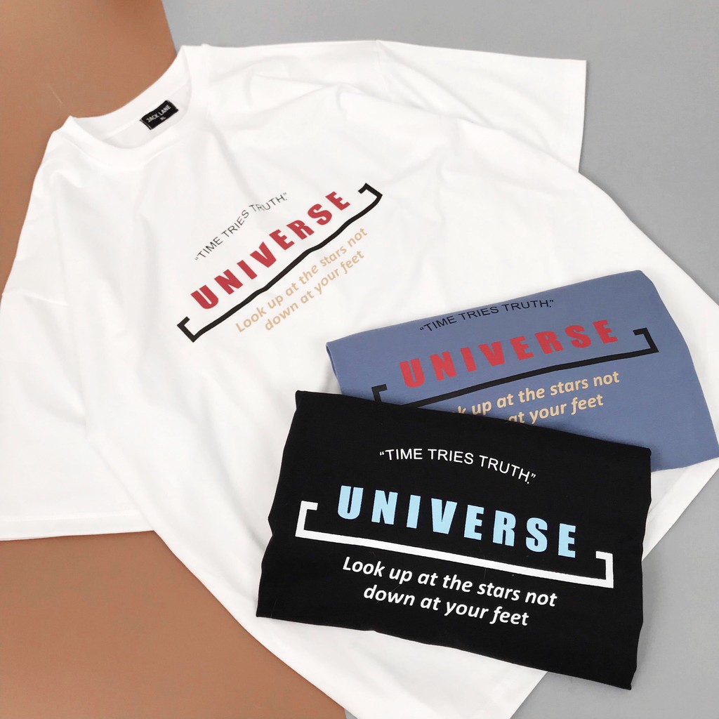Áo phông Overisze Universe, JACKLANE, Áo cộc tay Unisex Jack Lane | BigBuy360 - bigbuy360.vn