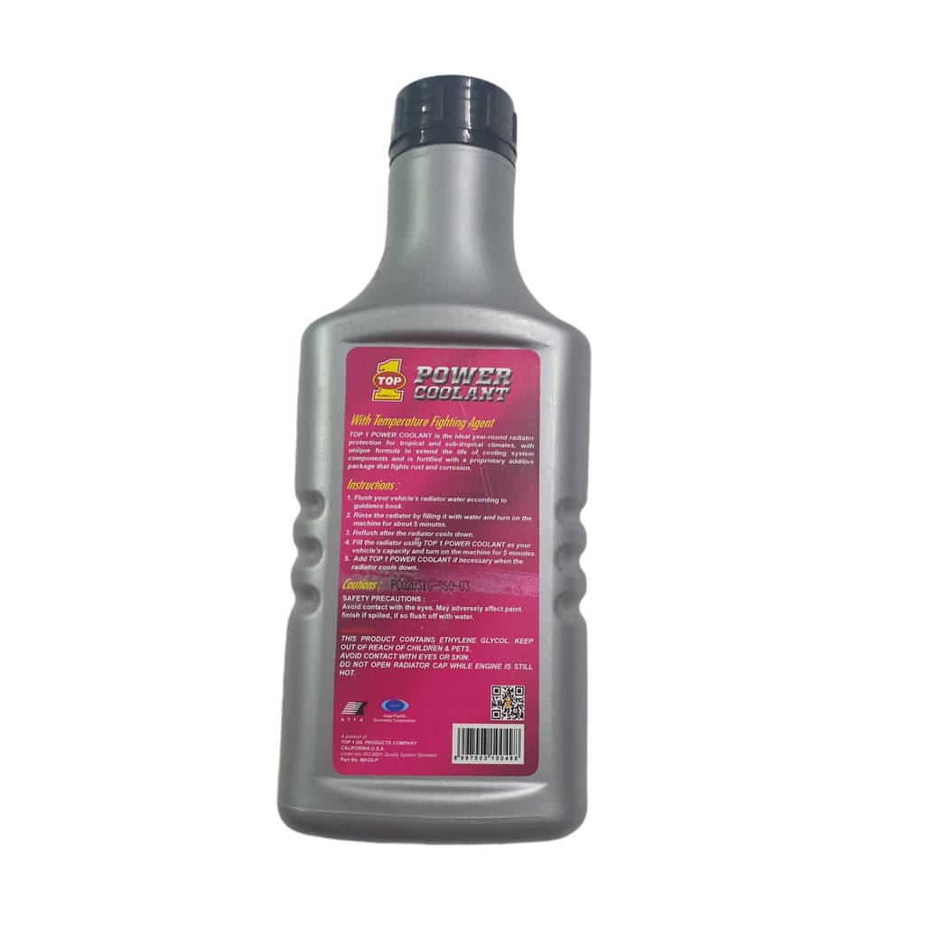 NƯỚC LÀM MÁT TOP 1 POWER COOLANT 500ML- NƯỚC ĐỎ