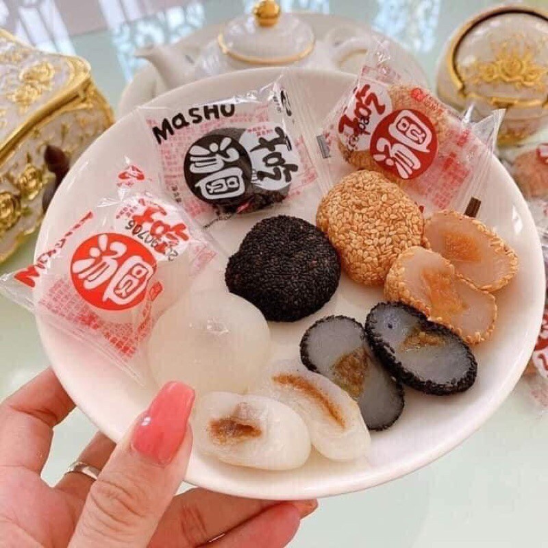 Hộp 2kg bánh mochi mix 3-4 vị chuẩn hãng Mashu được tầm 55-58 bánh