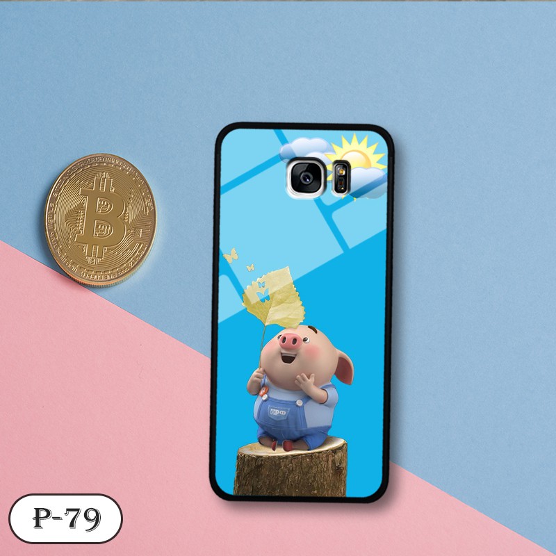 Ốp kính in hình cute Samsung S7/ S7 Edge