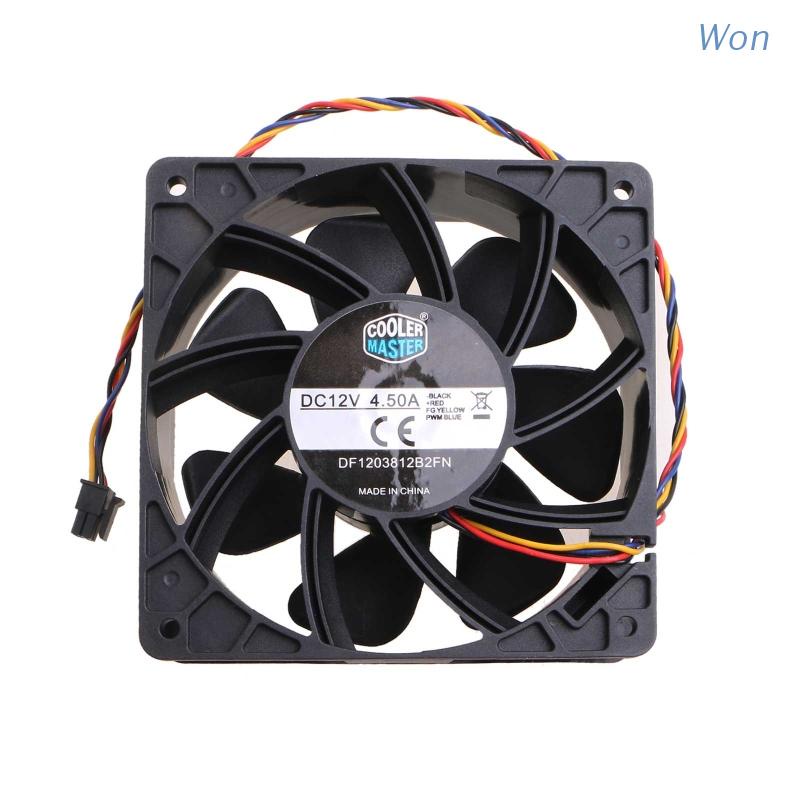 Quạt Làm Mát Tốc Độ Cao 120mm 12cm DF1203812B2fn DC 12V 4.5 A 120X120X38mm 4Pins