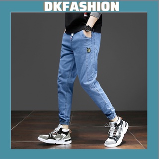 Quần jogger nam,Quần jean nam bó chân phong cách jogger chất jean co giãn thoải mái mẫu mới cao cấp DKFASHION