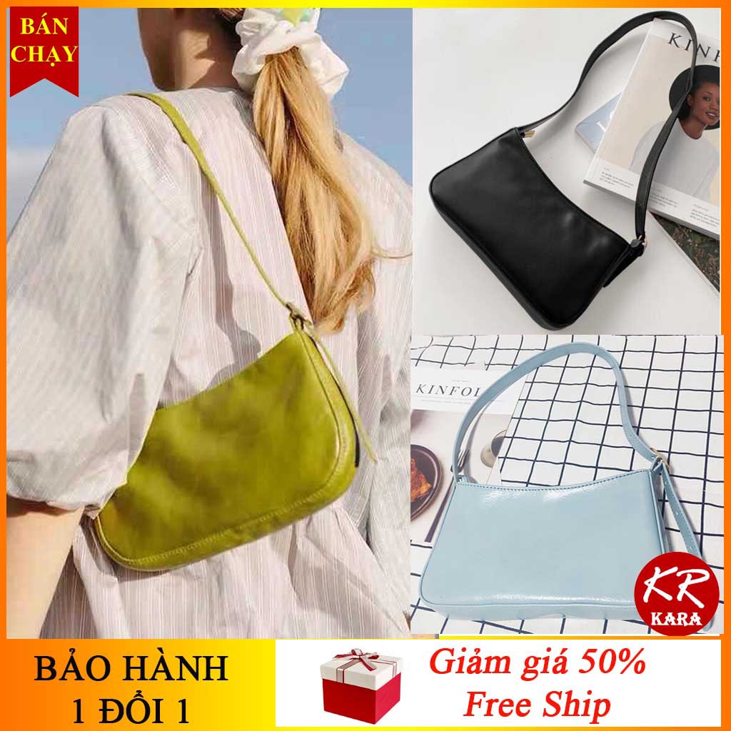 Túi Kẹp nách nữ xanh cốm hottrend- KARA 253