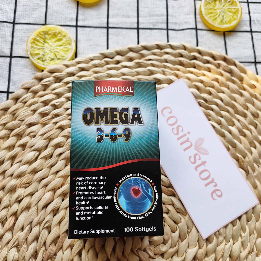 Viên uống Omega 369 Pharmekal 100 viên