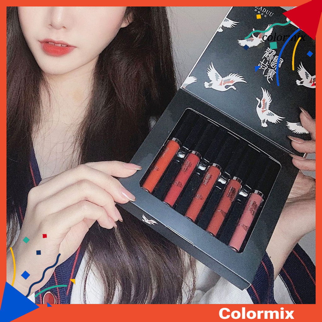 (Hàng Mới Về) Set 5 Son Môi Không Dính Dưỡng Ẩm Lâu Trôi Tiện Dụng | BigBuy360 - bigbuy360.vn