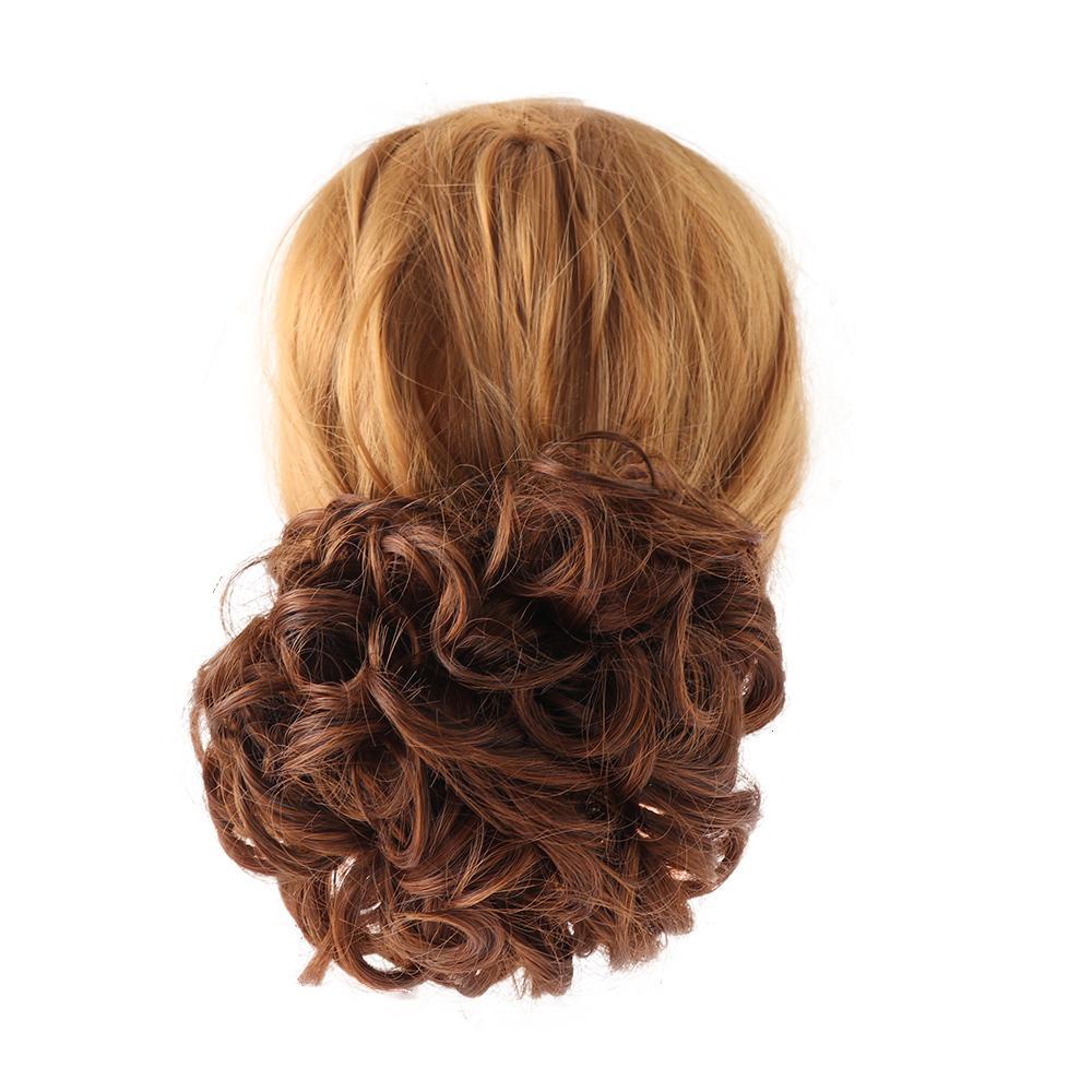 Búi Tóc Giả Xoăn Thời Trang Cho Nữ