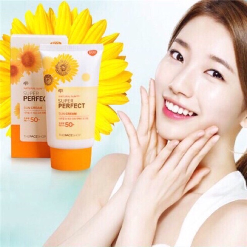 Kem chống nắng hoa hướng dương Super Perfect SPF 50 PA+++ mua lẻ giá sỉ