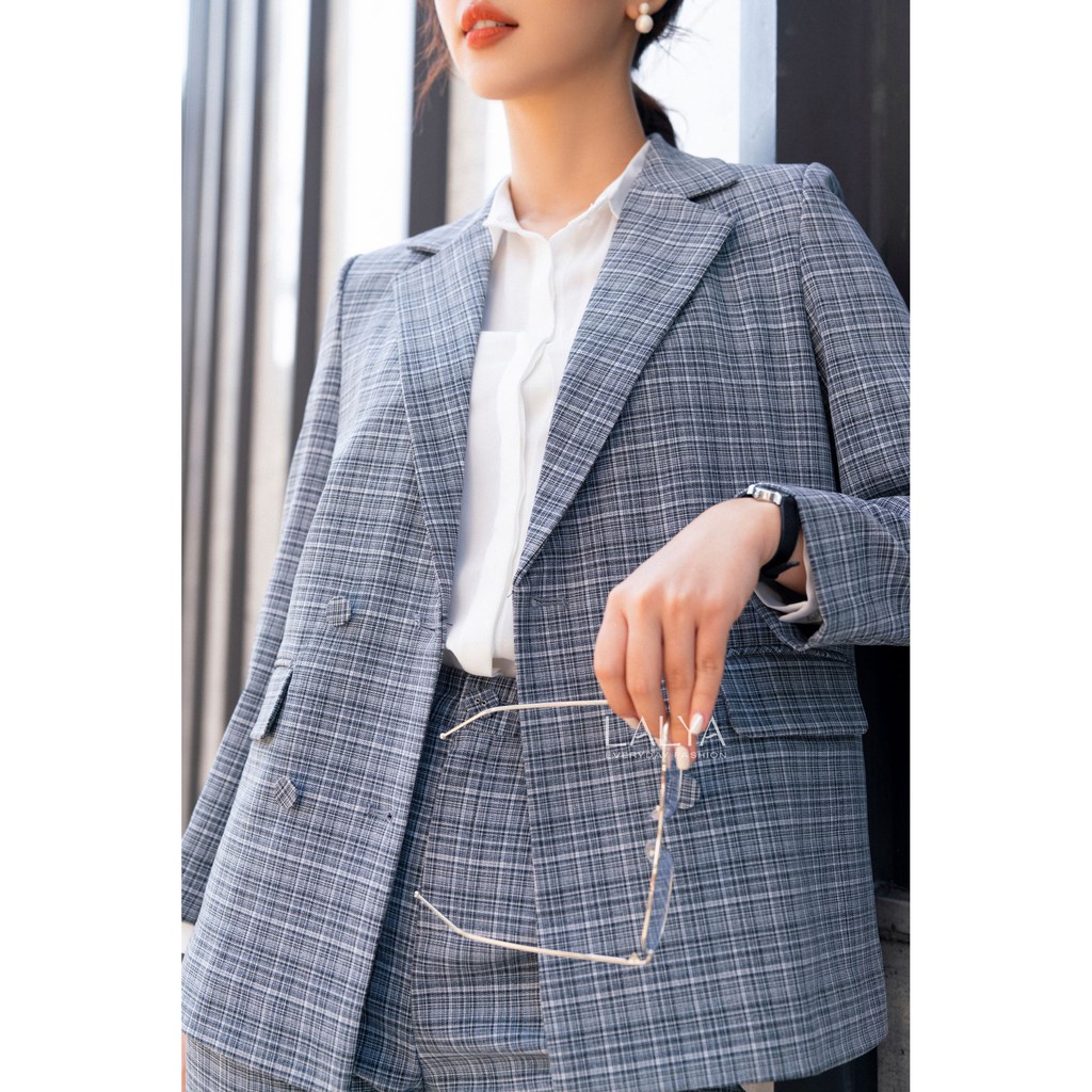 LALYA_Áo Blazer suông 3 in 1-Xám | BigBuy360 - bigbuy360.vn