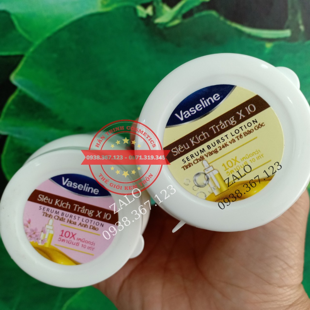 Kem Kích Trắng Vaseline, Kem Kích Trắng Body Mạnh Gấp 10 Lần Hủ 250g - Mỹ Phẩm Hân Trinh
