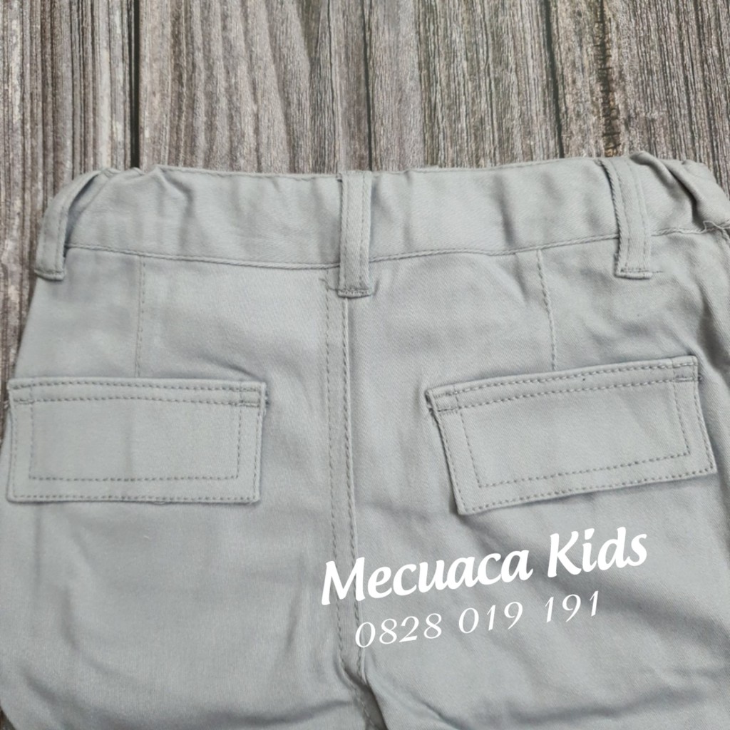 Quần sooc ngố kaki, co giãn tốt có điều chỉnh cạp Tibor xuất dư xịn cho bé/bé trai/bé gái